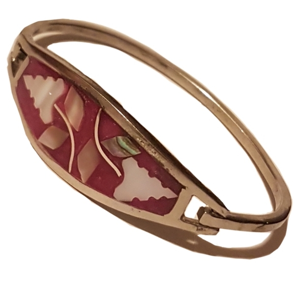 Vintage /Taxco Mexico Sterling Silver Bracelet - Picture 5 of 16